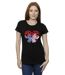 Disney T-shirt en coton Femmes/Ladies Lilo & Stitch Hearts (Noir) - UTBI25702-2