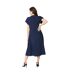 Robe mi-longue femme bleu marine Debenhams