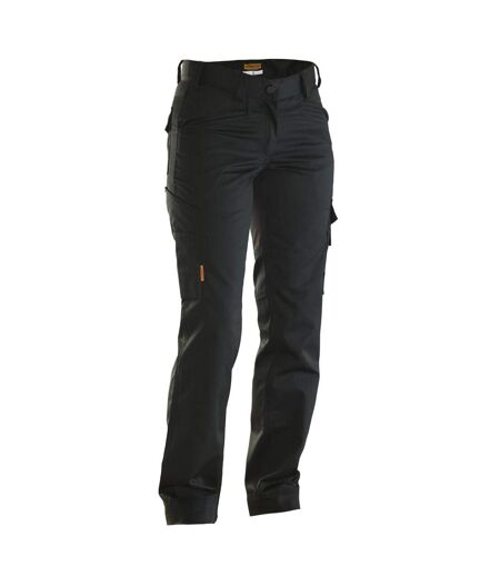 Womens/ladies Service Stretch Trousers Black Jobman