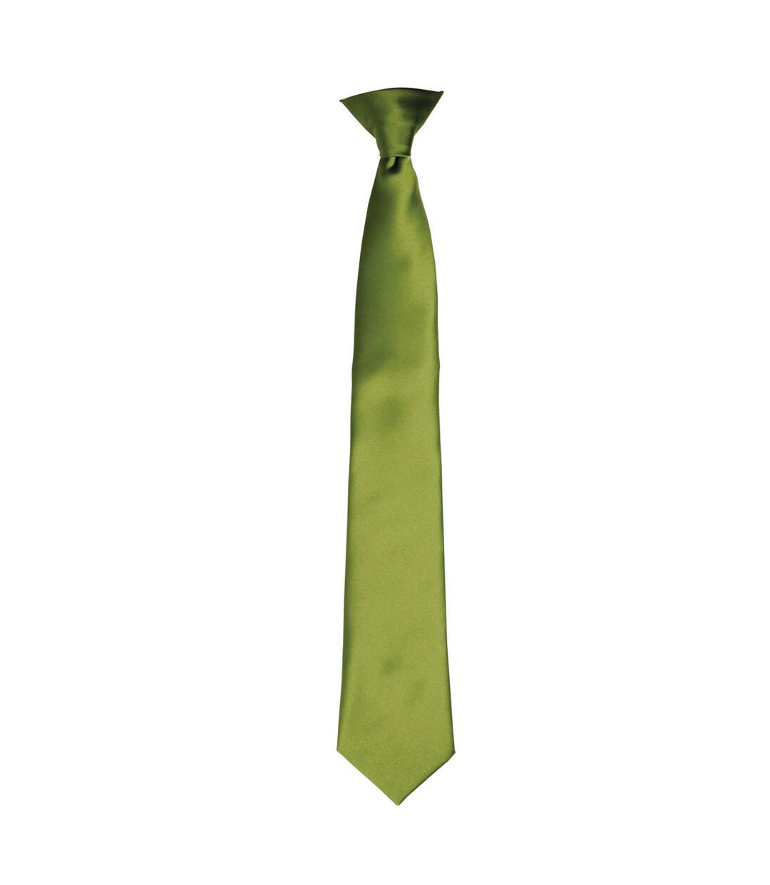 Premier Colours Mens Satin Clip Tie (Oasis Green) (One size) - UTRW4407