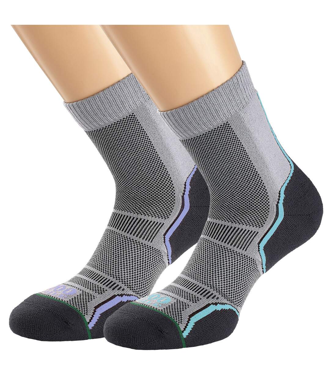 Lot de 2 chaussettes Trail monocouche pour femme-3