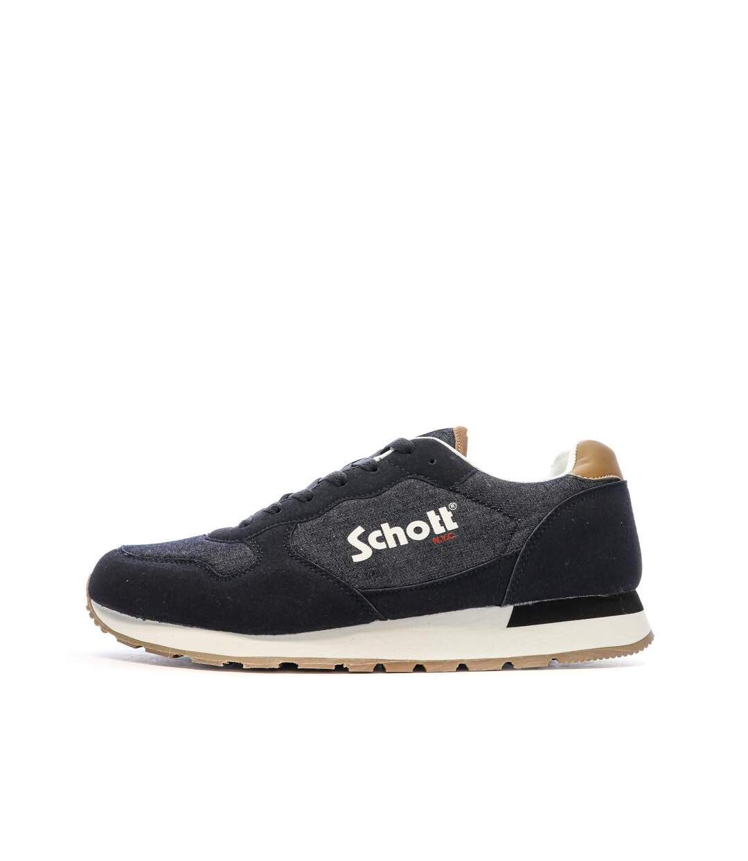 Baskets marine homme schott norati-1