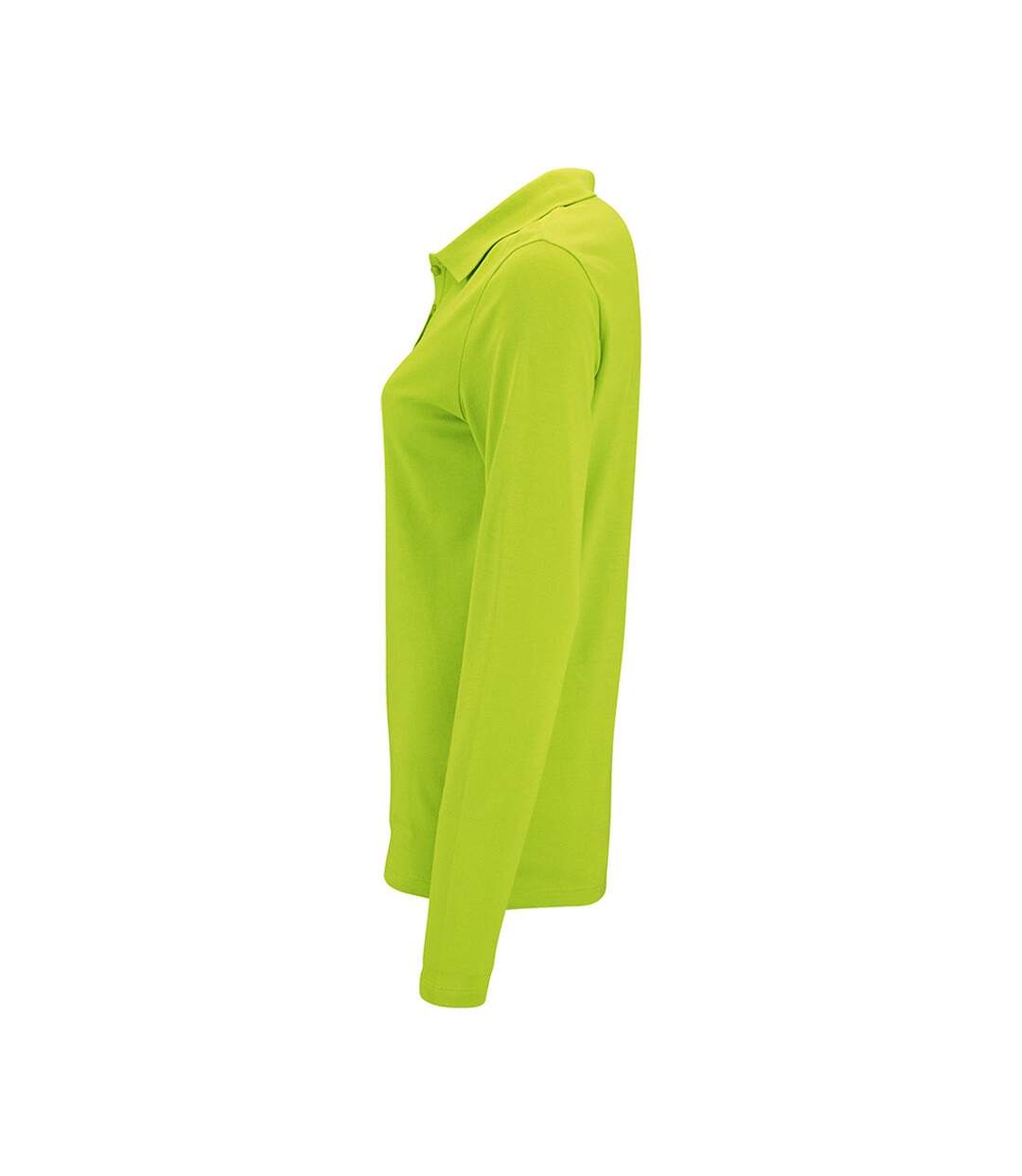 SOLS Womens/Ladies Perfect Long Sleeve Pique Polo Shirt (Apple Green) - UTPC3999-3