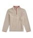 Haut Polaire Motif/style Détail Contrasté Alfie Homme Beige Clair Animal-2