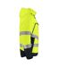 Mens Functional Reflective Tape Padded Jacket Yellow Black Projob-4