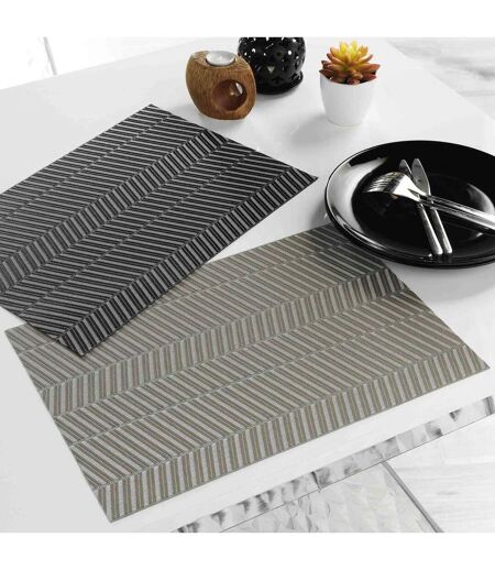 Set de Table Lizia 30x45cm Noir & Blanc