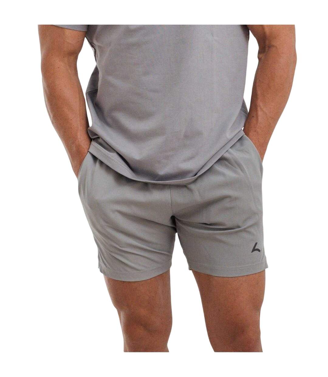Short Homme Gris Clair Reeva-4