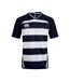 Mens Evader Hooped Vapodri Jersey Black Canterbury-2