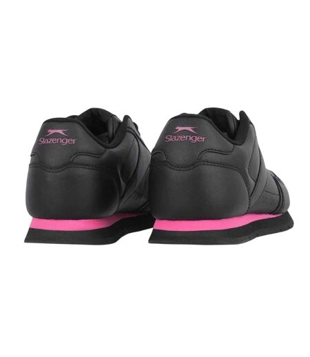 Baskets Femme Noir Rose Foncé Slazenger