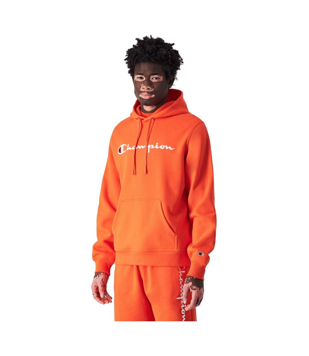 Sweat À Capuche Rs054 Homme Orange Champion-2