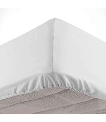 Drap Housse en Coton Biolina 140x190cm Blanc