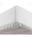 Drap Housse en Coton Biolina 140x190cm Blanc-1