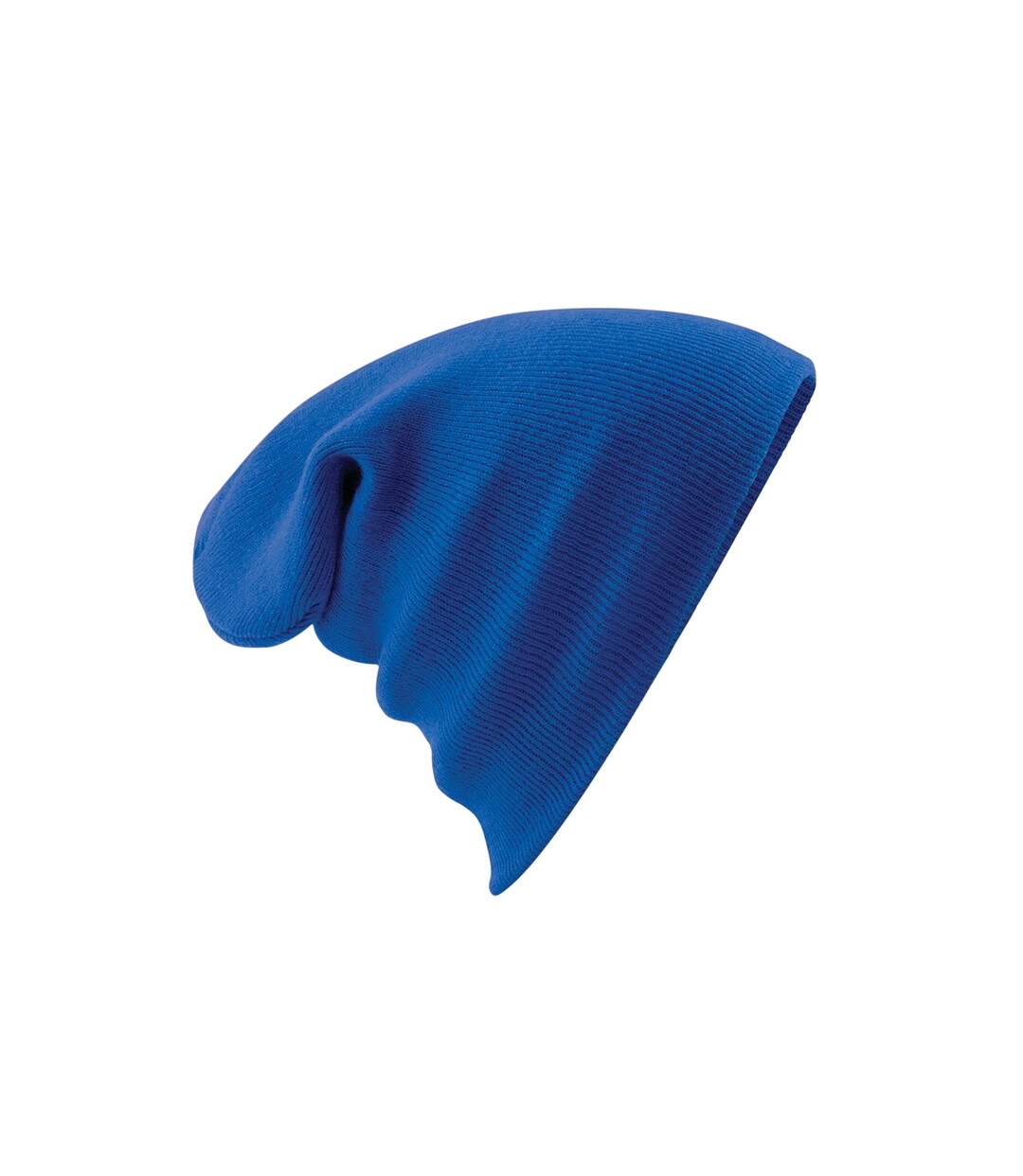 Unisex original cuffed beanie winter hat bright royal blue Beechfield-2