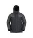 Mens Dusk Iii Ski Jacket Black Grey Mountain Warehouse-1