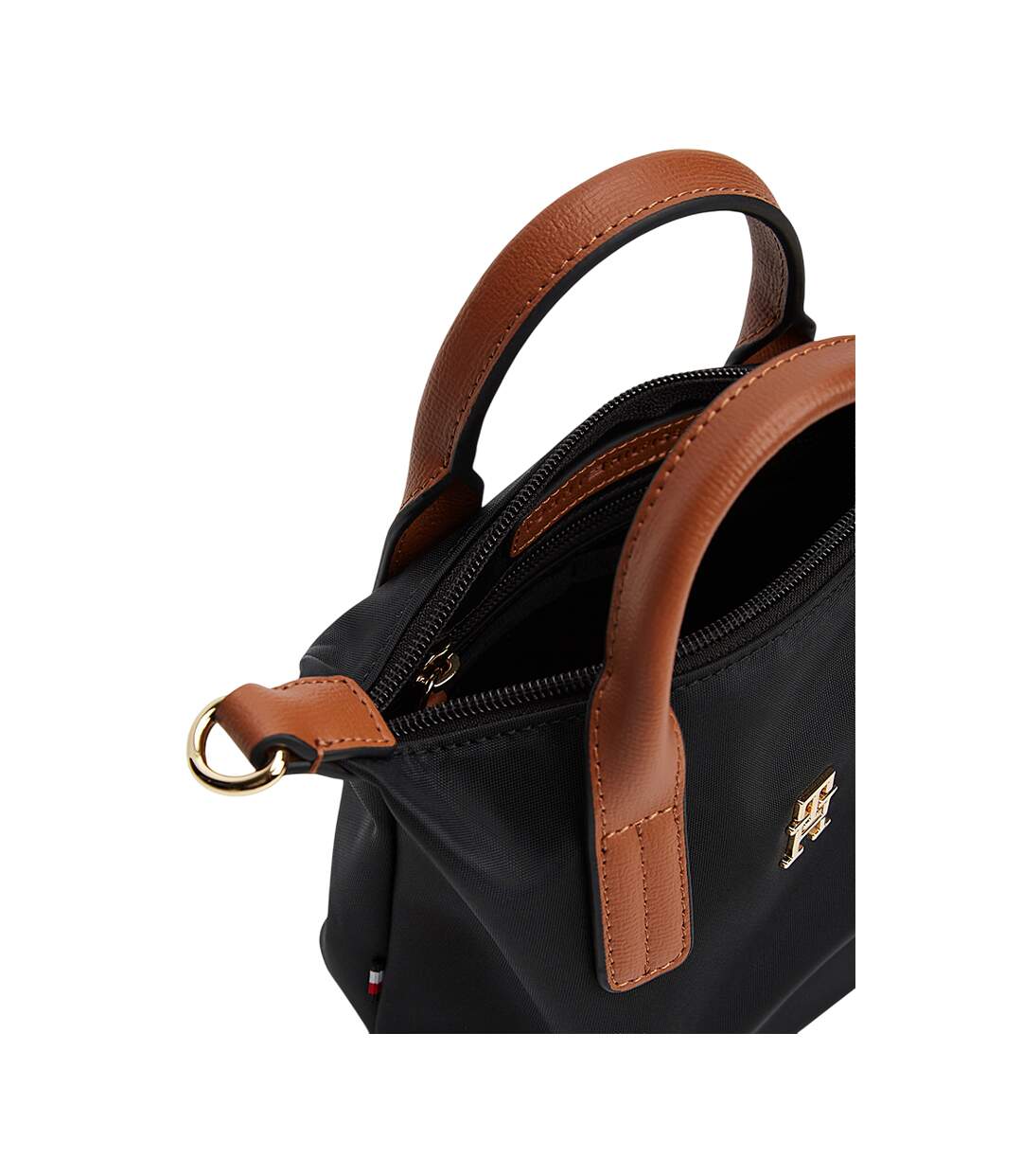 Sac À Bandoulière Motif/style Monogramme Popette Femme Taille Unique Noir Tommy Hilfiger-3