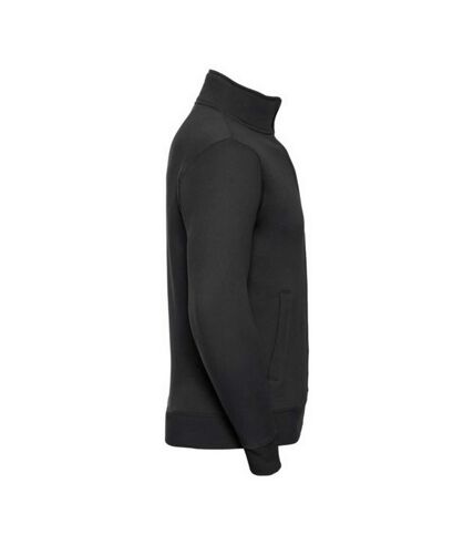 Russell Mens Authentic Full Zip Sweatshirt Jacket (Black)