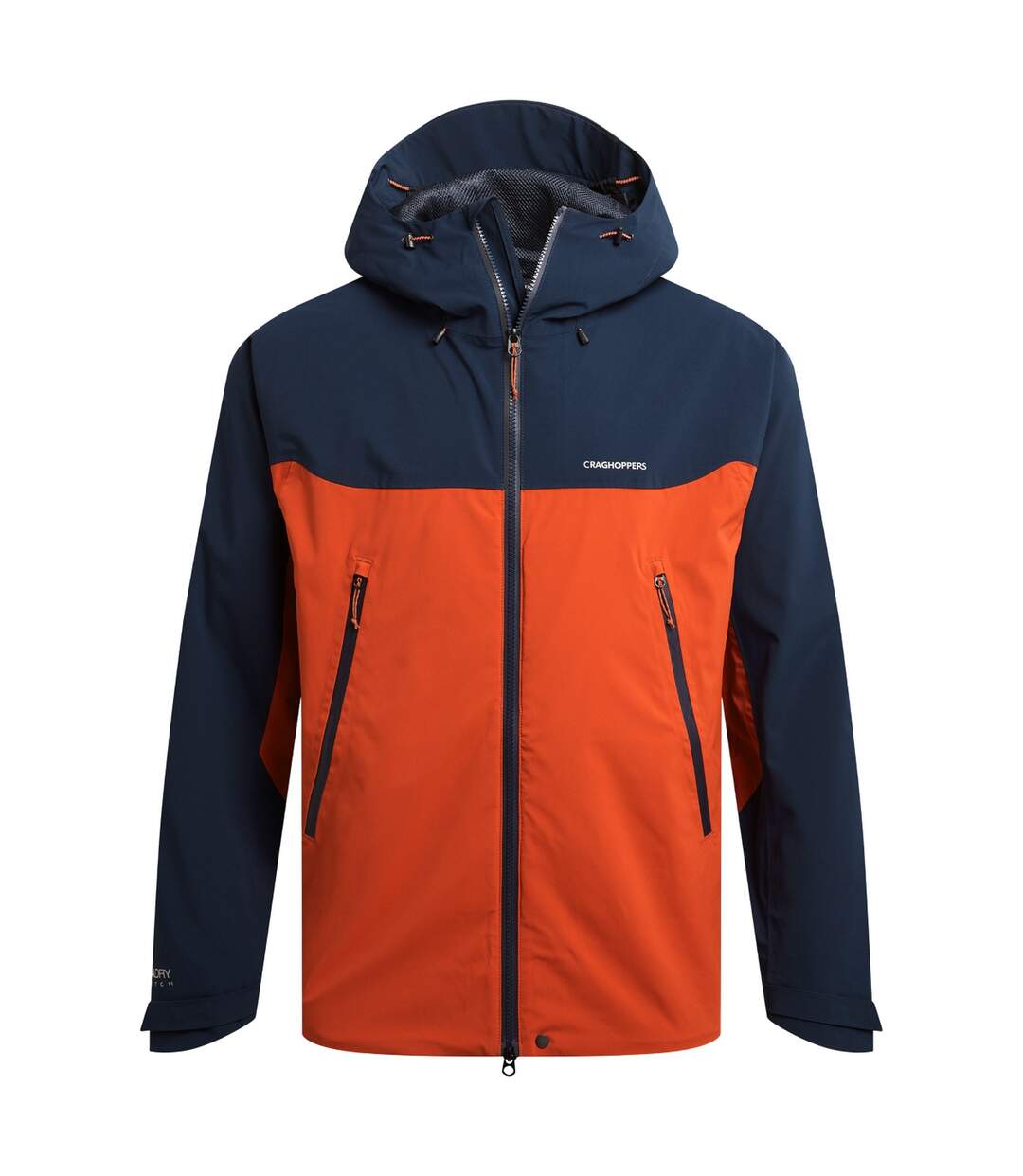 Veste imperméable diggory homme bleu marine / rouge orangé Craghoppers-1