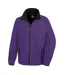 Veste Soft Shell Imprimable Pour Hommes Violet Noir Result Core-1