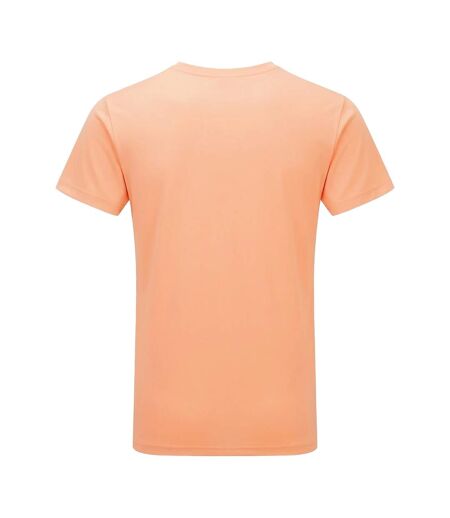 Mens Short Sleeve Lightweight Fitness T-shirt Melon Tri Dri