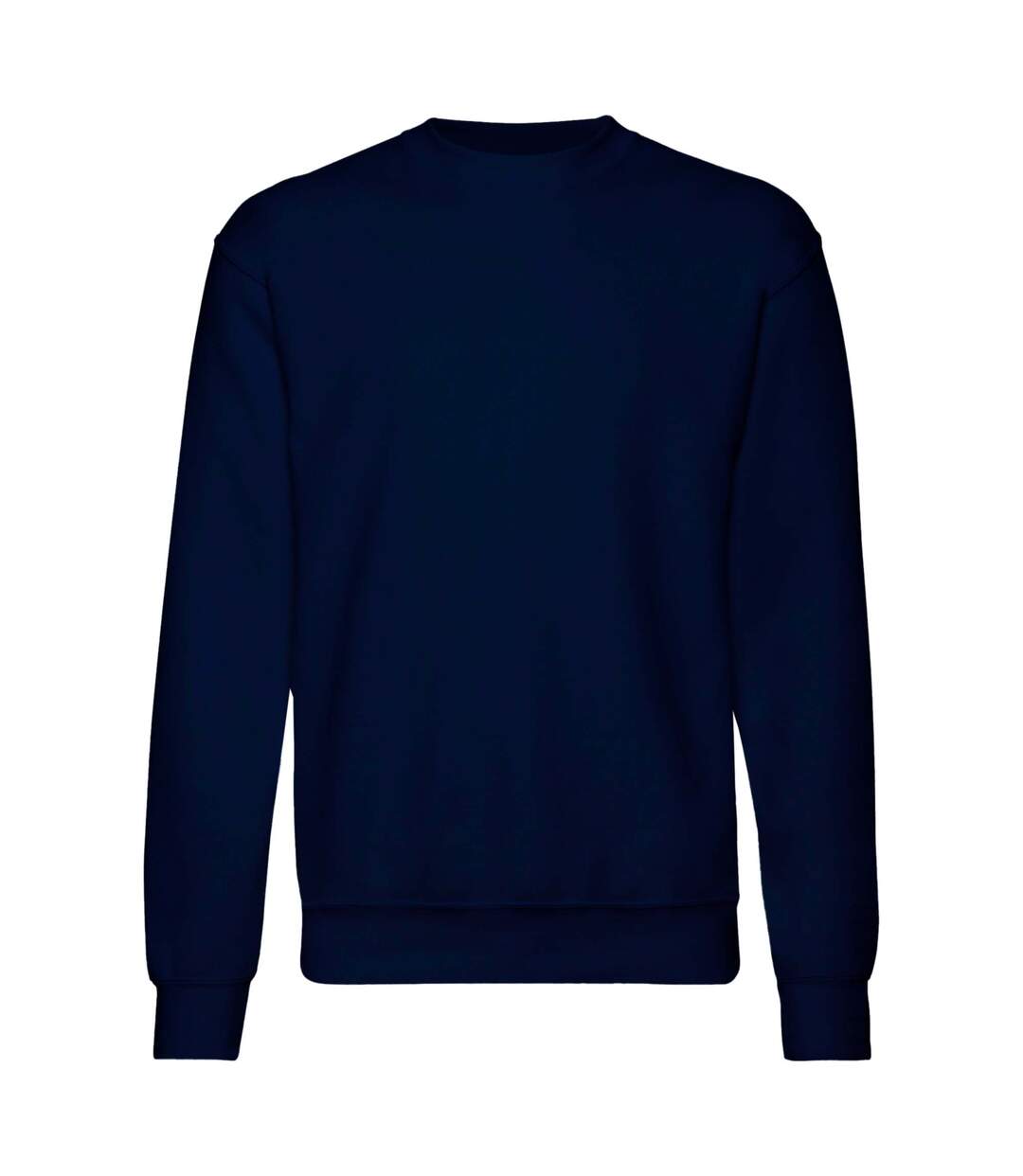 Mens Set-in Belcoroyarn Sweatshirt Deep Navy Fruit Of The Loom-1