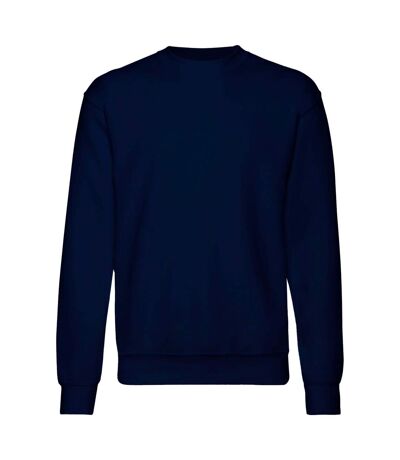 Mens Set-in Belcoroyarn Sweatshirt Deep Navy Fruit Of The Loom