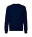 Mens Set-in Belcoroyarn Sweatshirt Deep Navy Fruit Of The Loom-1