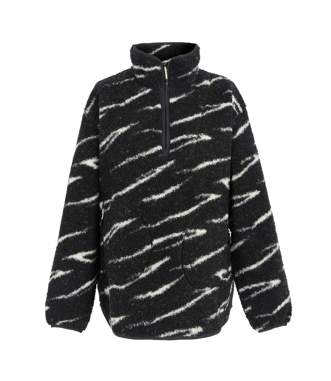 Polaire Motif/style Abstrait Frankie Femme Noir Vanille Clair Regatta-2