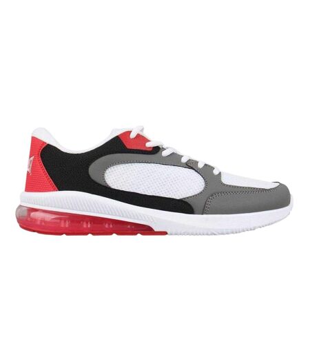 Mens Assist Basketball Trainers White Red Everlast