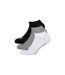 CHAMPION Lot de 3 paires de Socquettes Homme Coton NOSHOW Gris Blanc Noir