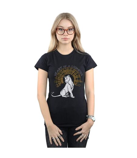Disney - T-shirt THE LION KING MOVIE HEART OF A LIONESS - Femme (Noir) - UTBI25137