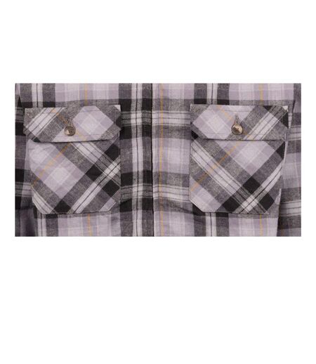 Mens Danehill Sherpa Lined Shirt Storm Grey Trespass