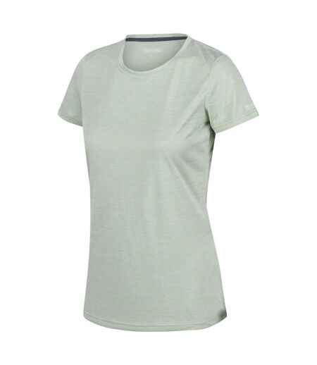 Womens/ladies Fingal Edition Jersey Moisture Wicking T-shirt Green Regatta