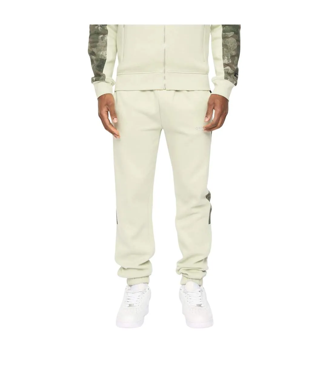 Pantalon De Jogging Branton Homme Vert Kaki Clair Crosshatch-2