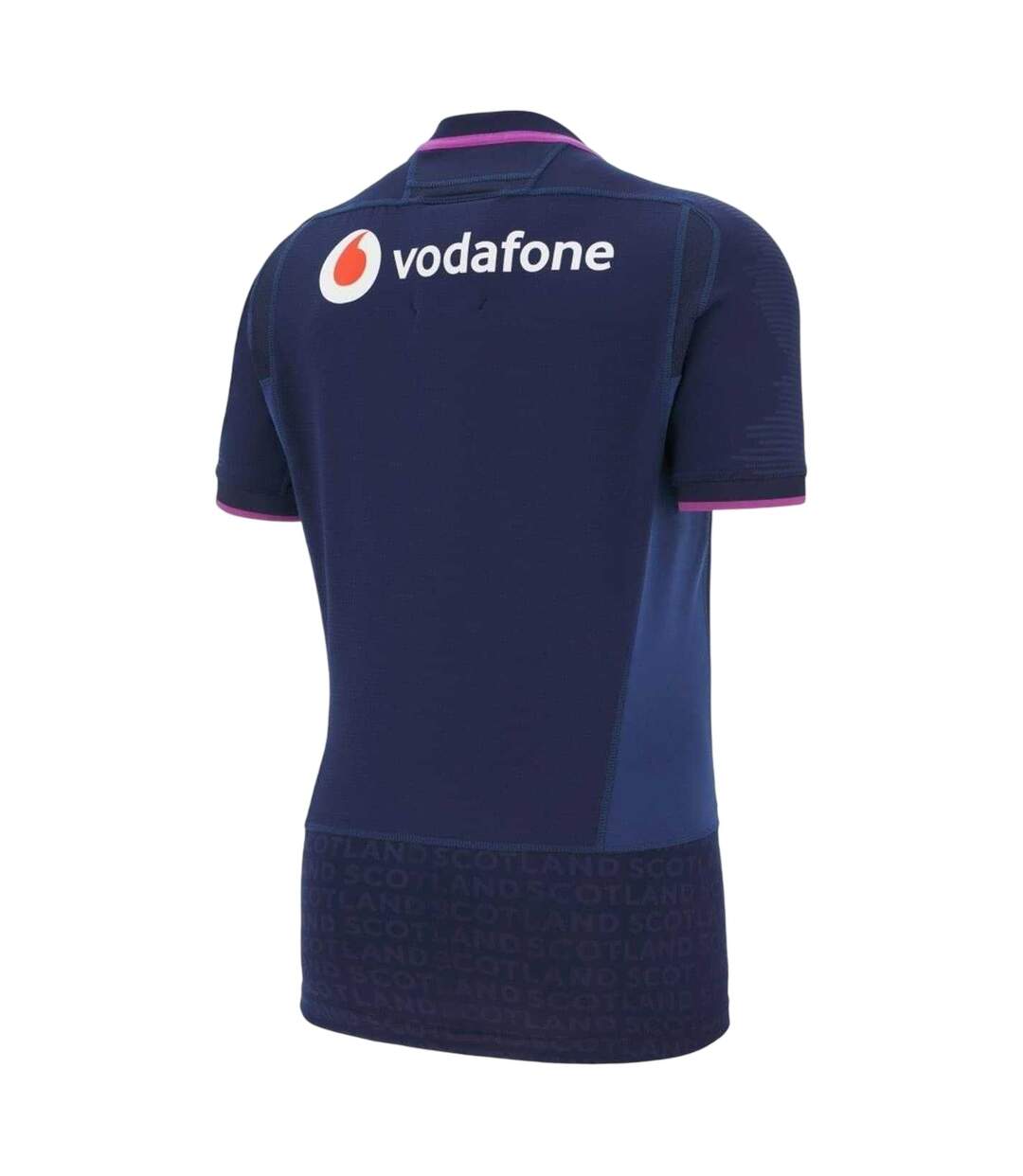 Womens/ladies Scotland Ru Raglan Competition T-shirt Navy Macron-2