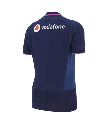 Womens/ladies Scotland Ru Raglan Competition T-shirt Navy Macron