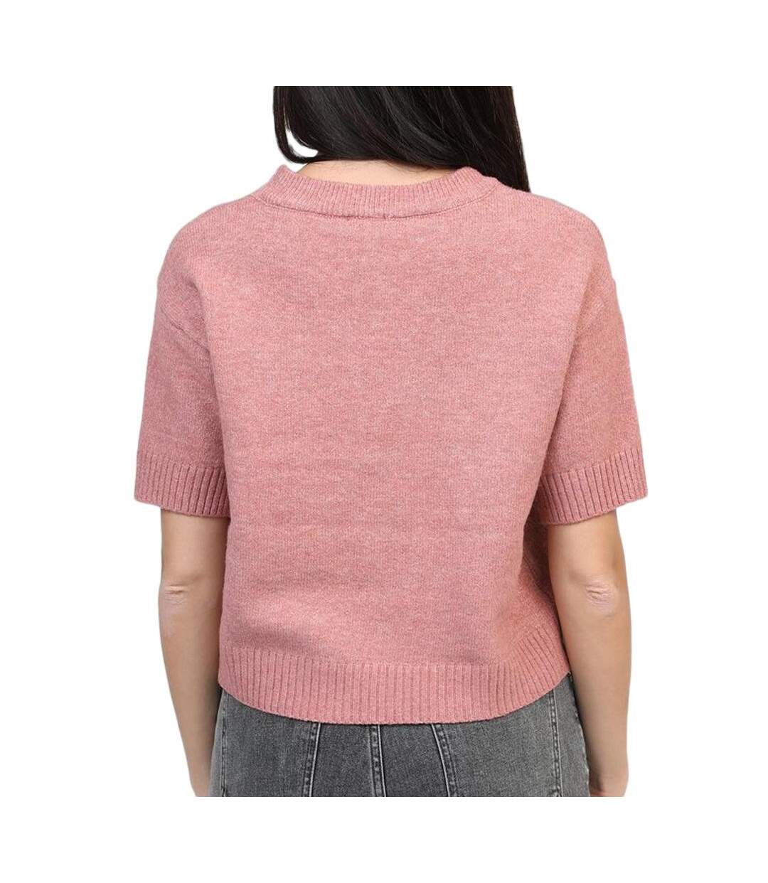 Pull rose femme an'ge victoria-2