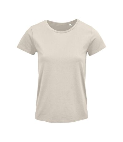 T-shirt Crusader Femme Beige Pâle SOLS