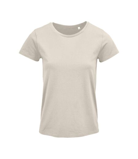 T-shirt Crusader Femme Beige Pâle SOLS