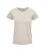 T-shirt Crusader Femme Beige Pâle SOLS-1