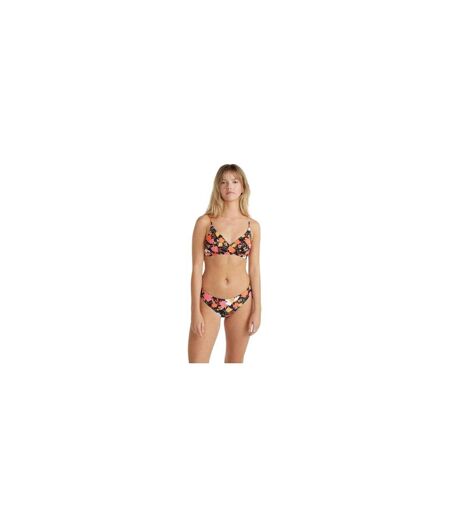 Ensemble Maillot De Bain 2 Pièces Motif/style Fleurs Baay Maoi Femme Noir Orange O´Neill