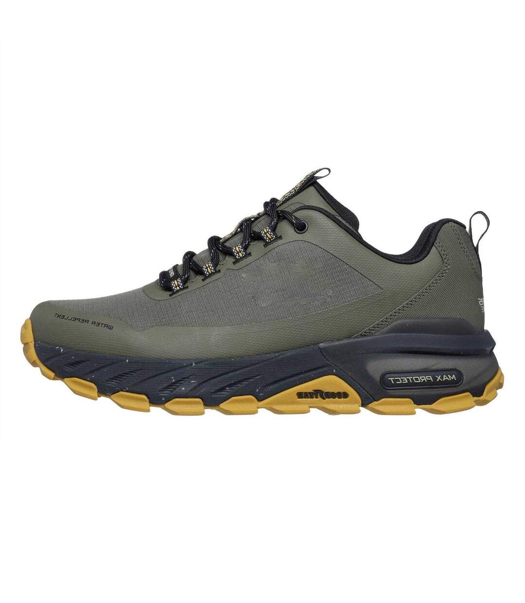 Chaussures Max Protect Homme Kaki Skechers-2