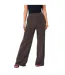 Womens/ladies Lurex Geometric High Rise Wide Leg Trousers Gold Silver Be You-2