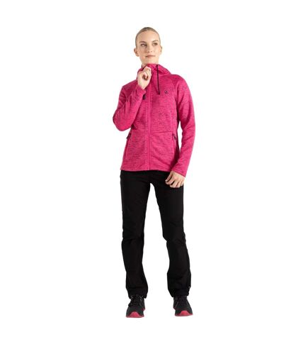 Dare 2B Womens/Ladies Marl Fleece Jacket (Pure Pink) - UTRG10347