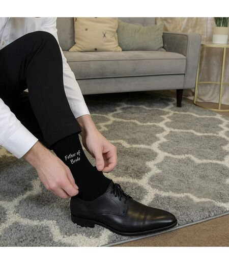 3 Pairs Mens Wedding Socks for Father of the Groom & Bride | Wedding Gift
