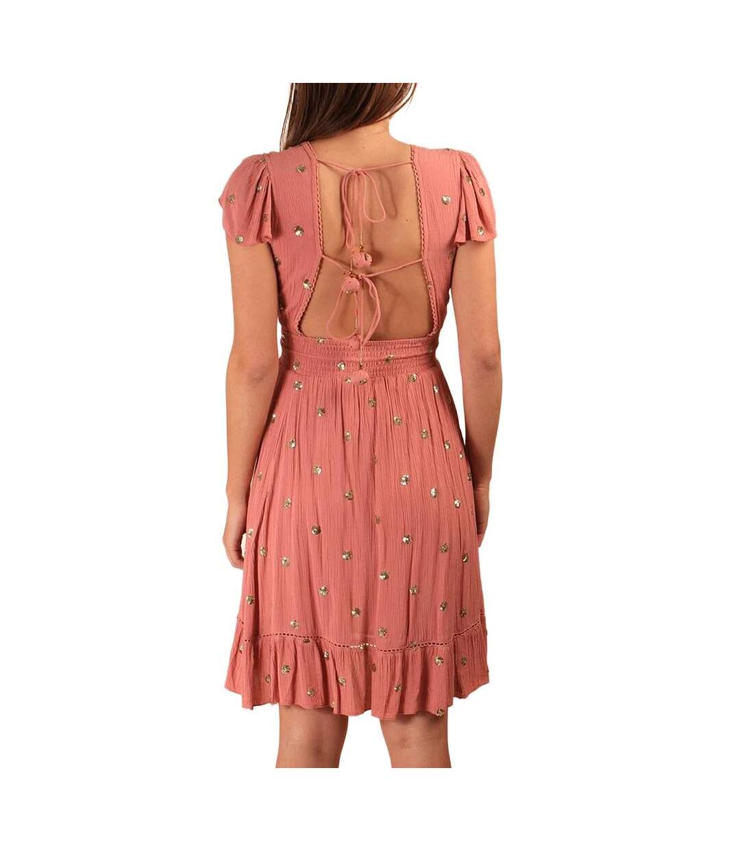 Robe rose femme goa chica-2