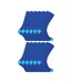 12 Pack Mens Soft Breathable Cotton Contrast Heel & Toe Socks-1