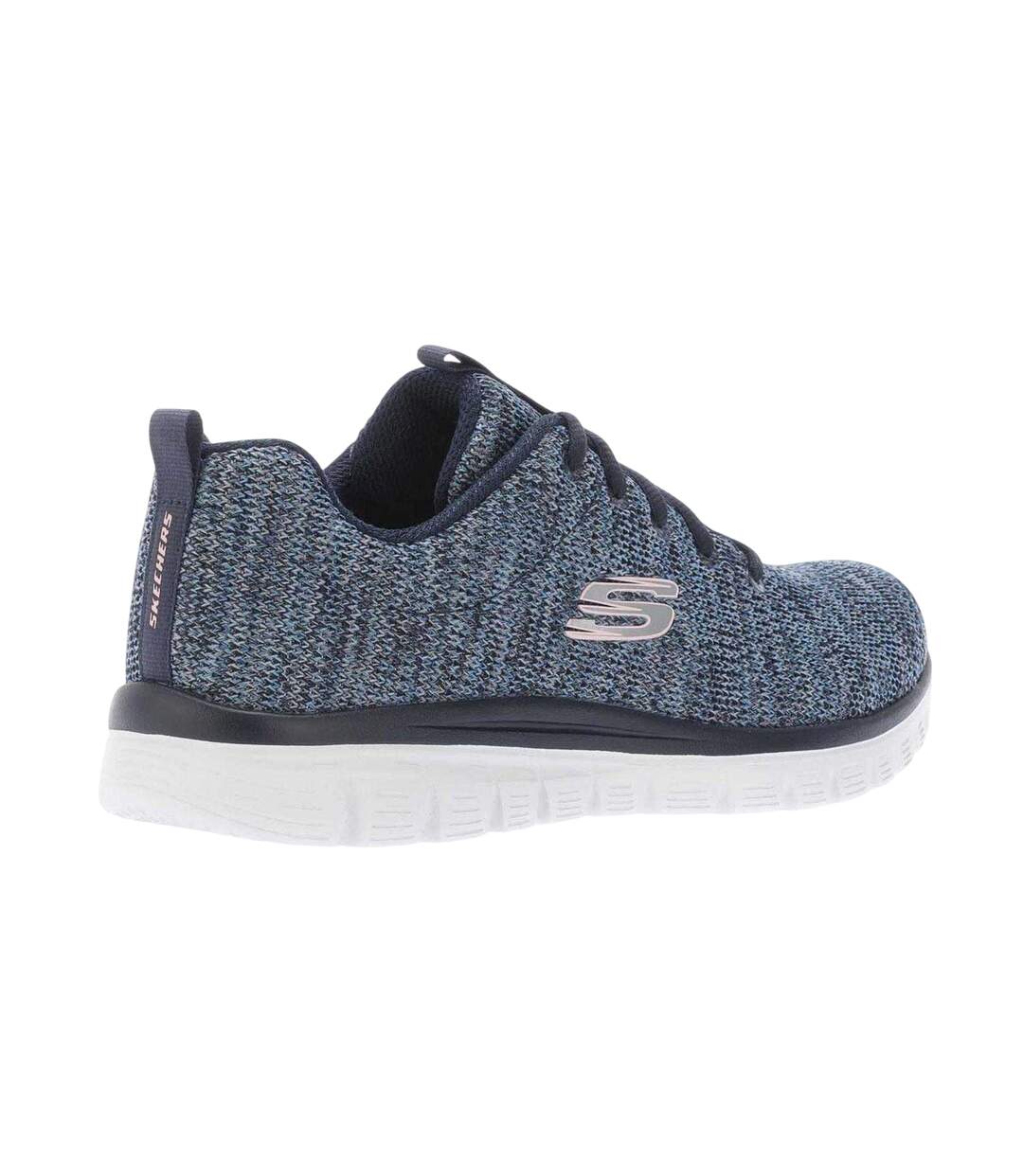 Baskets Graceful Twisted Fortune Femme Bleu Marine Skechers-2