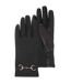 Isotoner Gants femme tactiles en cuir de mouton - doublés polyester-1