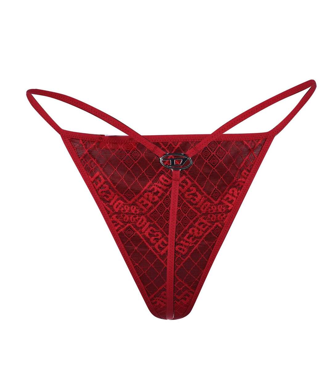 String Ufst-d-string Femme Rouge Noir Diesel-2