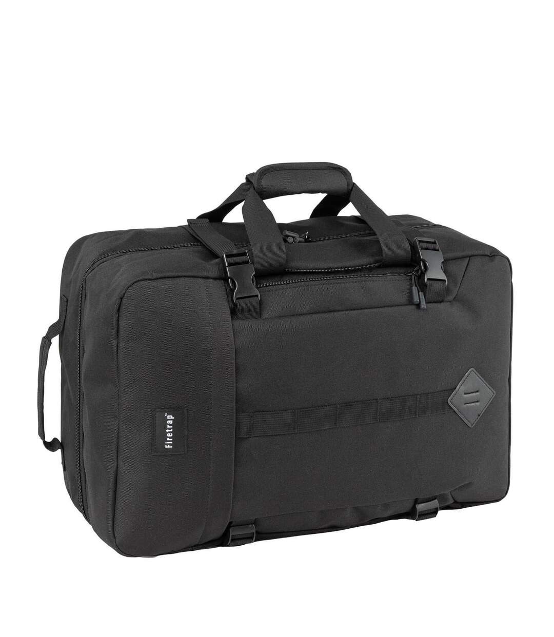 Travel Backpack One Size Black Charcoal Marl Firetrap-4